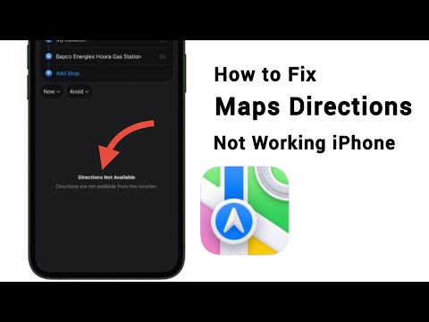 Fix Apple Maps Directions Not Available On iPhone | Directions Not Available,