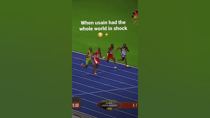 Usain Bolt 2009 9.58 world record race ⚡️