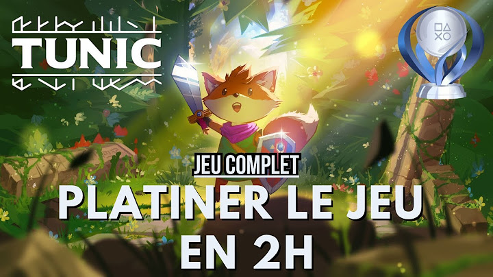 TUNIC 🦊 (PS5) - Jeu Complet / Guide Platine 100% (Tout les Trophées 🏆)