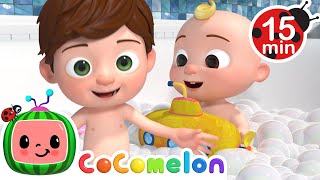 🛁Bath Time Song🚿 | 15 MIN LOOP | CoComelon | Nursery Rhymes