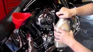 How to Change the Oil on a Harley Davidson Softail Deluxe screenshot 4