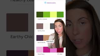 Canva tips and tricks part 2: how to use Canva color palettes for your business branding #canva