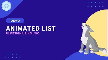 Animated List UI Design Using LWC!