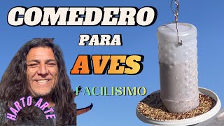 COMEDERO PARA AVES  ,CON RECICLAJE  FÁCIL, RÁPIDO Y BARATO by Pedro Amarillo 32 views 13 days ago 3 minutes, 26 seconds