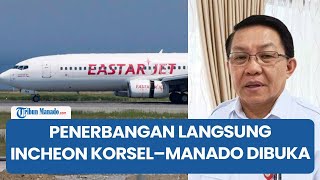 North Sulawesi Governor YSK's hard work has borne fruit, with direct flights between Incheon, Sou...