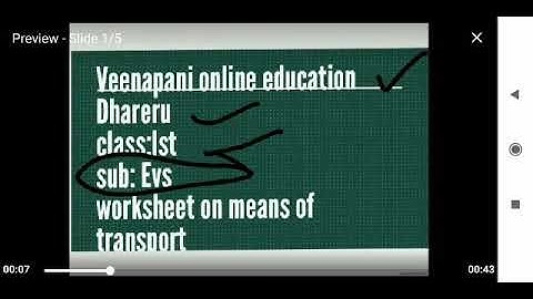 1st class EVS worksheet on means of transport