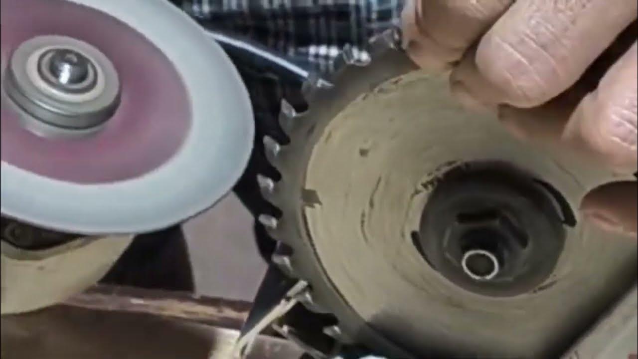 How to stop circular saw blade in angle grinder youtube