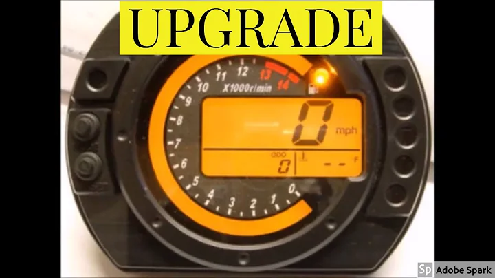 The Best Gauge Cluster/Speedo Upgrade for 04-05 Kawasaki Ninja ZX10R.