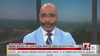 Man dead in Kinston officer-involved shooting, police say
