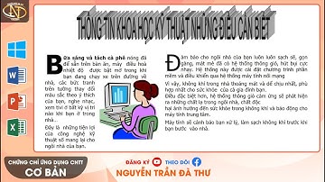 Cơ bản 25.8.2020 Đề 3 FULL | Vẽ WordArt trên Word 2016 dễ hơn với mẹo này | CC Ứng dụng CNTT