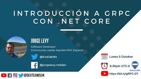 Introducción a gRPC con .Net Core