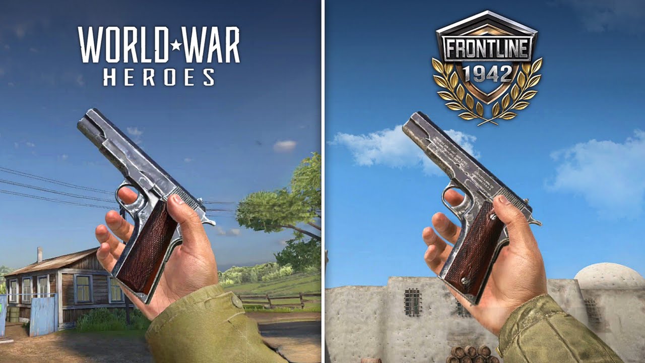 WW2 Frontline 1942 VS World War Heroes Comparison