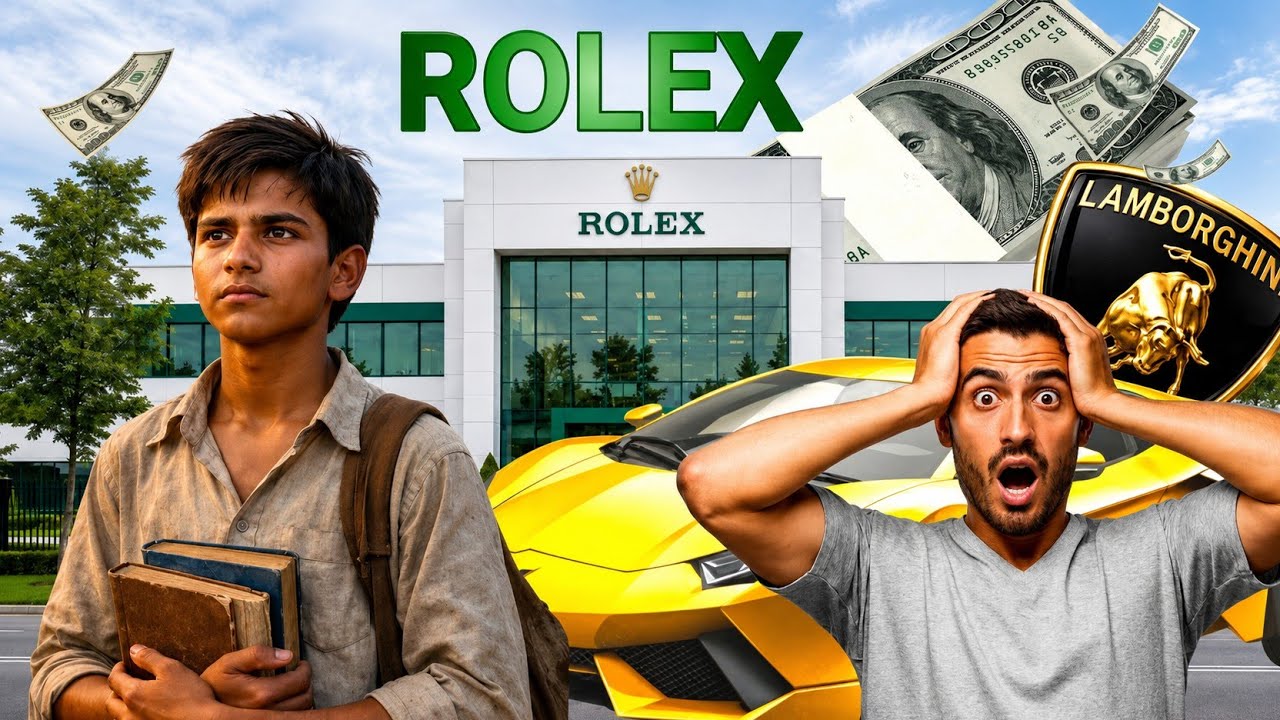 A poor boy purchase a rolex