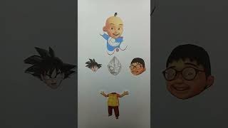 Upin Ipin Ehsan Wrong Head Change Wrong Face Challenge