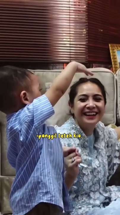 Rayyanza ketika bertemu tetehnya nggak bisa lepas😍 #nagita #raffiahmad #rayyanza #raffinagita #rans