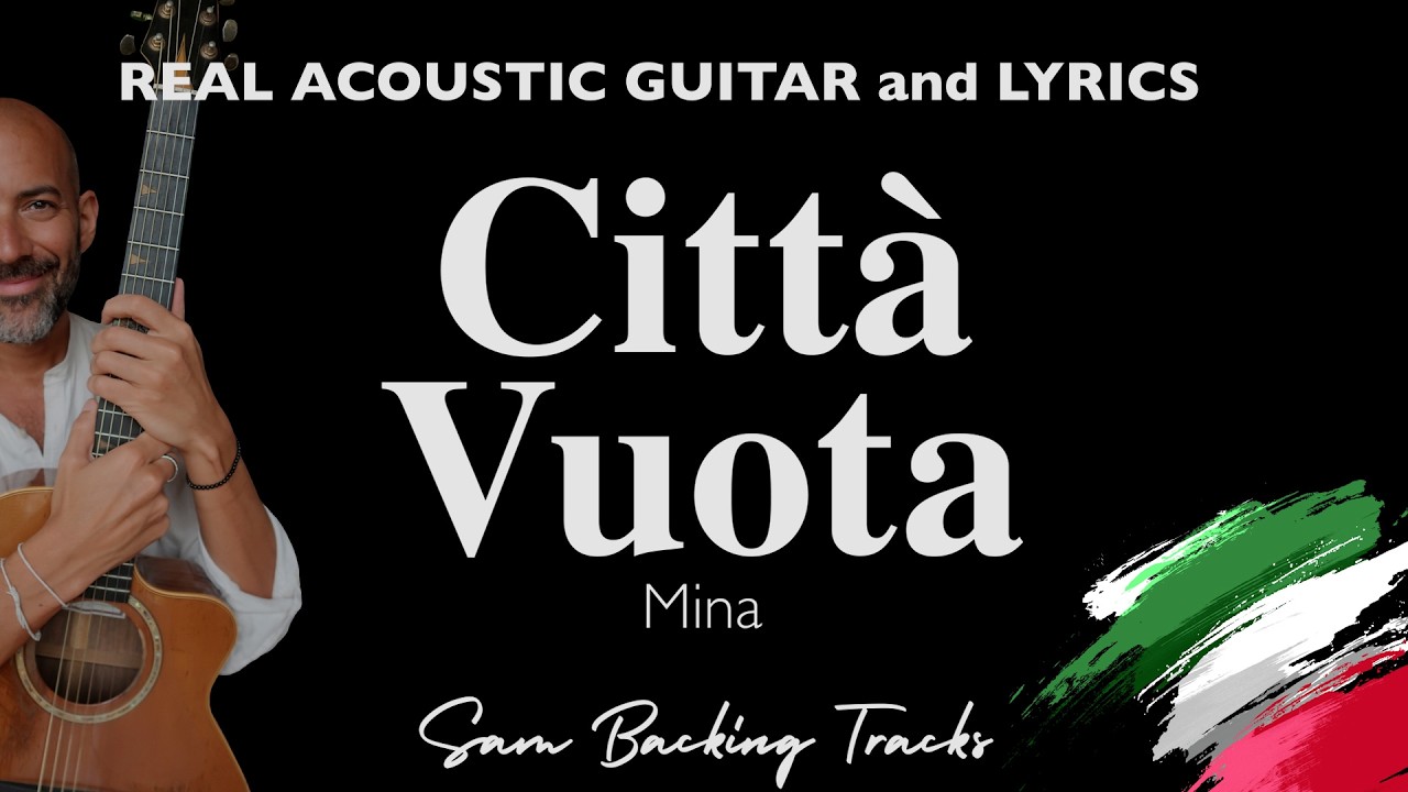 Città Vuota - Mina (Base Acustica Karaoke | Tonalità Originale)
