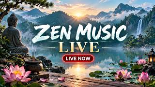 🔴 LIVE Japanese Zen Music 🌸 Relaxing Instrumentals for