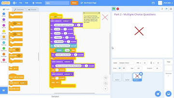 Making a quiz on scratch (part 2: Multiple Choice Question Methods)