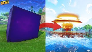 THE CUBE IS MOVING AGAIN... RIP LOOT LAKE?! // New Fortnite Update - Fortnite Battle Royale Gameplay