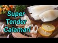 How to tenderise Calamari /squid