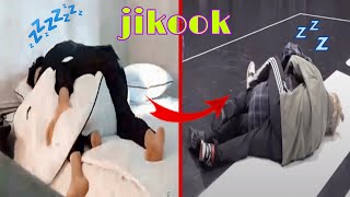 How jikook cuddles ( jikook bed moments)