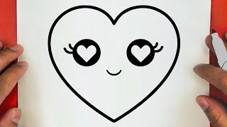 كيف ترسم قلب كيوت وسهل خطوة بخطوة / رسم سهل / تعليم الرسم للمبتدئين || Cute Heart Drawing by ارسم والعب 17,063 views 1 month ago 2 minutes, 37 seconds