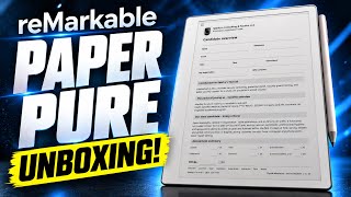 reMarkable Paper Pure - Unbox - my Move to Pure