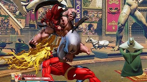 Akuma vs Gill | Level 8 CPU | Street Fighter V