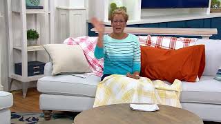 Northern Nights 100% Cotton Yarn Dyed Blanket on QVC