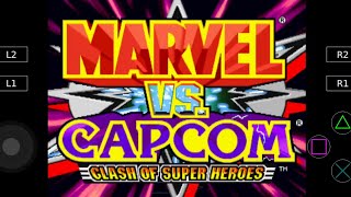 Marvel VS Capcom Clash of Super Heroes | PS1 | PSX | Android | #marvelvscapcom #marvel #ps1 #psx