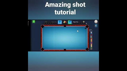 8ball pool amazing trick shot tutorial/#bank shot