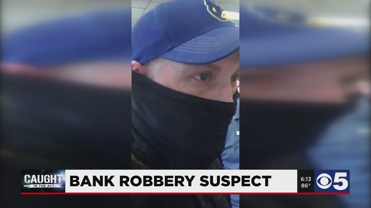 CAUGHT IN THE ACT: FBI looking for local bank robbery suspect - YouTube