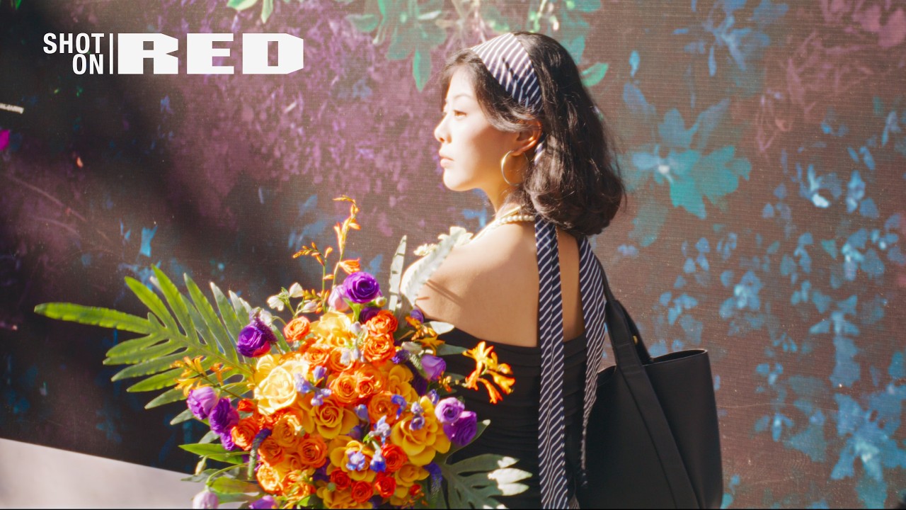 RED KOMODO-X + Viltrox EPIC Anamorphic | Available-Light Street Test (AIFD Wearable Florals)