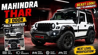 Mahindra Thar 3 Door Modification | Bumper | Grill | Lights | Carrier | Box Ladder | Bharat Car