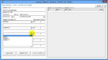 OMR Sheet Checker Software Operation