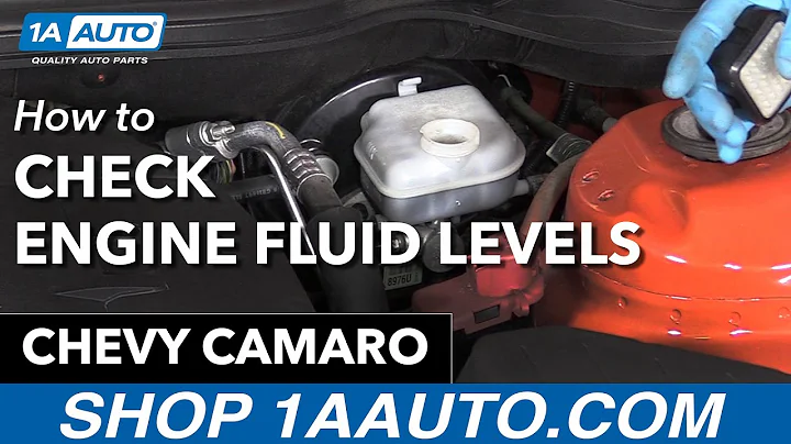 Überprüfen Sie Flüssigkeiten unter der Motorhaube Ihres Chevrolet Camaro
