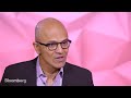 Satya Nadella: Bloomberg Studio 1.0 (Full Show)