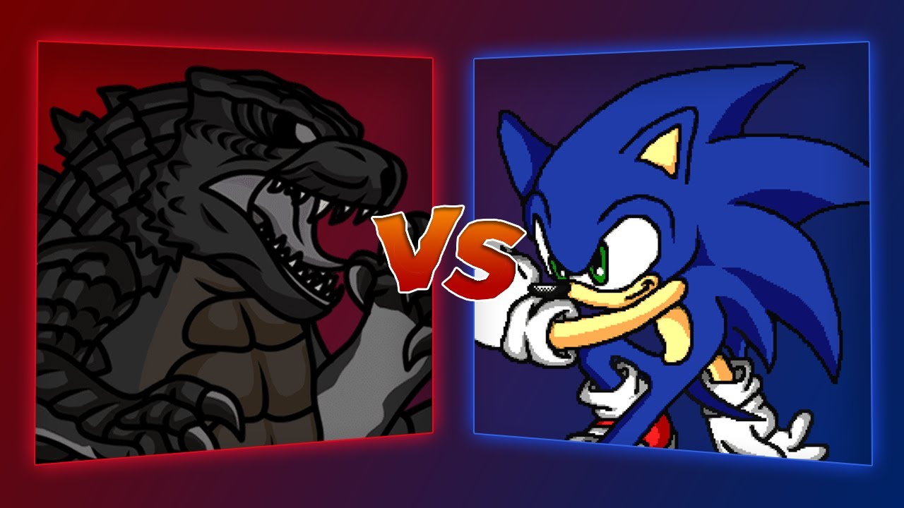 MUGEN Battle - Godzilla vs Sonic