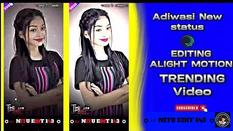 Adiwasi  dj remix status editing alight motion editing video adiwasi  Gujarati   Timli status 🥰 2025