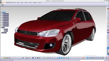 How to design car in catia v5 (part 2) (tutorial) #catia #car #volkswagon #tutorial