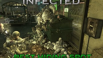 MW3 Best Hiding Spot in Infected on Bootleg