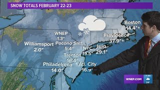 7 PM Update: Scranton 1.3" ... Rhode Island 38"