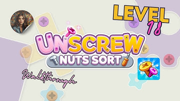 Unscrew Nuts Sort: Pin Puzzle Level 19