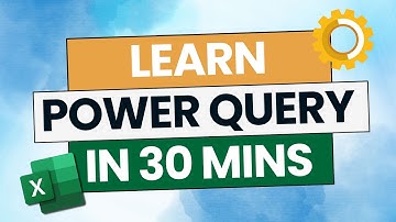 Power Query - Beginner To PRO Excel MASTERCLASS in 30 Minutes: Import & Transform Data Tutorial