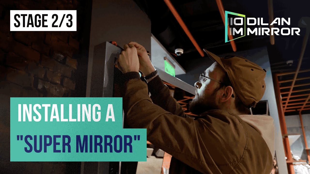 Installation of the "Super Mirror". Stage 2/3