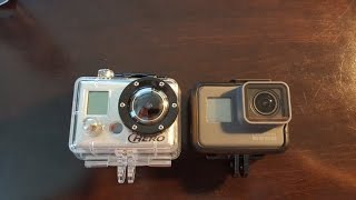 GoPro Hero5 - Unboxing and Comparison to Hero1.