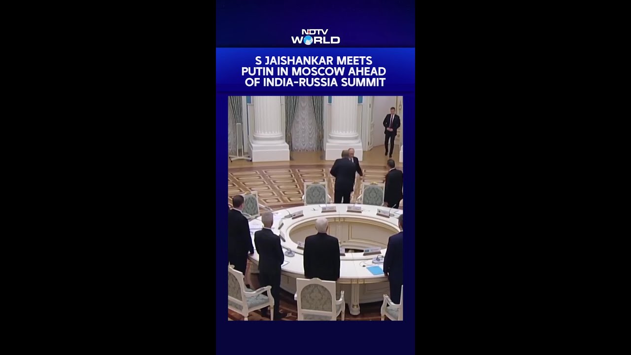 EAM Jaishankar Meets Russian President Putin Ahead Of Key India-Russia Summit