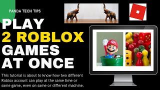 PLAY ON 2 ROBLOX ACCOUNTS AT ONCE 💻📱 screenshot 4