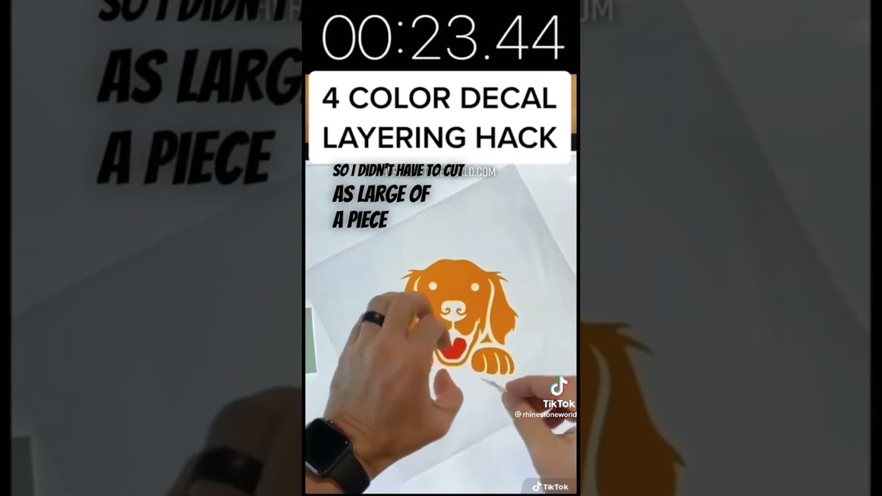 Here S One Of Our Favorite Vinyl Layering Hacks 