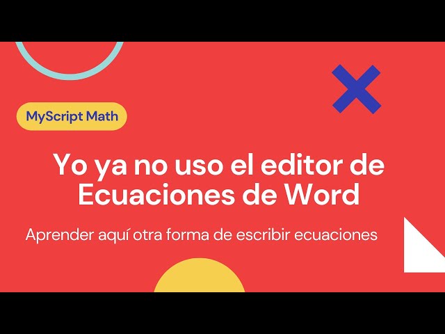 Hoja De Trabajo Para Escribir Ecuaciones De Círculos